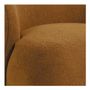Armchairs - LISETTE swivel armchair in terrycloth - Curry - BLANC D'IVOIRE