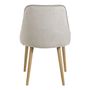 Chairs - MARCUS chair in greige velvet - BLANC D'IVOIRE