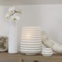 Candlesticks and candle holders - AMINA tealight holder - BLANC D'IVOIRE