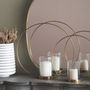 Candlesticks and candle holders - Golden Ellipse tealight holder - BLANC D'IVOIRE