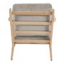 Armchairs - JULES armchair in velvet - Pearl gray - BLANC D'IVOIRE