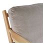Armchairs - JULES armchair in velvet - Pearl gray - BLANC D'IVOIRE