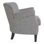 Armchairs - CLAUDE houndstooth armchair - BLANC D'IVOIRE