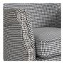 Armchairs - CLAUDE houndstooth armchair - BLANC D'IVOIRE