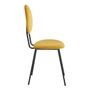 Chairs - COLETTE chair in velvet and metal - Safran - BLANC D'IVOIRE