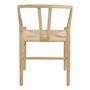 Chaises - Chaise NJORD - Bois blond - BLANC D'IVOIRE