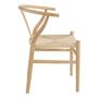 Chaises - Chaise NJORD - Bois blond - BLANC D'IVOIRE