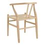 Chaises - Chaise NJORD - Bois blond - BLANC D'IVOIRE