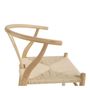 Chaises - Chaise NJORD - Bois blond - BLANC D'IVOIRE