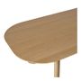 Other tables - SIMONA light oak table - 220 x 110 x 75 cm - BLANC D'IVOIRE