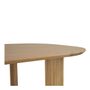 Other tables - SIMONA light oak table - 220 x 110 x 75 cm - BLANC D'IVOIRE