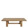 Coffee tables - MARCELLE light oak coffee table - BLANC D'IVOIRE
