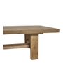Coffee tables - MARCELLE light oak coffee table - BLANC D'IVOIRE