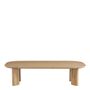 Other tables - SIMONA light oak coffee table - BLANC D'IVOIRE