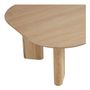 Other tables - SIMONA light oak coffee table - BLANC D'IVOIRE