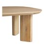 Other tables - SIMONA light oak coffee table - BLANC D'IVOIRE