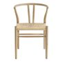 Chaises - Chaise NJORD - Frêne naturel blanchi - BLANC D'IVOIRE
