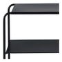 Sofas - ERNEST end table in black metal - BLANC D'IVOIRE