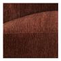 Armchairs - LISETTE armchair in corduroy - Brick red - BLANC D'IVOIRE
