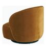 Armchairs - LISETTE armchair in velvet - Saffron - BLANC D'IVOIRE