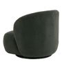 Fauteuils - Fauteuil tournant LISETTE en bouclette - Kaki - BLANC D'IVOIRE