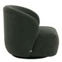 Fauteuils - Fauteuil tournant LISETTE en bouclette - Kaki - BLANC D'IVOIRE