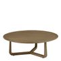 Coffee tables - MAXINE round coffee table - Large model - ø 100 x 36 cm - BLANC D'IVOIRE