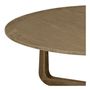 Coffee tables - MAXINE round coffee table - Large model - ø 100 x 36 cm - BLANC D'IVOIRE