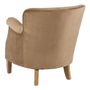 Armchairs - CLAUDE cinnamon armchair - BLANC D'IVOIRE