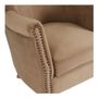 Armchairs - CLAUDE cinnamon armchair - BLANC D'IVOIRE