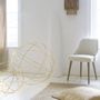 Chaises - Chaise MARCUS bouclette - Crème - BLANC D'IVOIRE