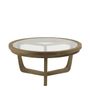Coffee tables - MAXTON natural coffee table - Small model - BLANC D'IVOIRE
