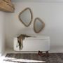 Benches - LISETTE storage bench in French terry fabric - Cream - BLANC D'IVOIRE
