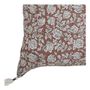Coussins textile - Housse de coussin EDEN en coton - Terracotta - 50 x 50 cm - BLANC D'IVOIRE