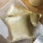 Cushions - APOLLO jute cushion - Gold - 60 x 60 cm - BLANC D'IVOIRE