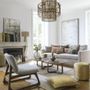 Cushions - APOLLO jute cushion - Gold - 60 x 60 cm - BLANC D'IVOIRE