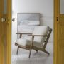 Fauteuils - Fauteuil JULES en coton et lin - Écru - BLANC D'IVOIRE