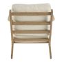 Fauteuils - Fauteuil JULES en coton et lin - Écru - BLANC D'IVOIRE