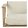 Fauteuils - Fauteuil JULES en coton et lin - Écru - BLANC D'IVOIRE