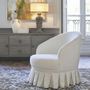 Fauteuils - Fauteuil JEANNE - BLANC D'IVOIRE