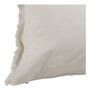 Fabric cushions - CHLOÉ cushion cover in washed linen - Ivory - 60 x 40 cm - BLANC D'IVOIRE