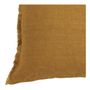 Fabric cushions - CHLOÉ cushion cover in washed linen - Saffron - 50 x 50 cm - BLANC D'IVOIRE