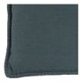 Coussins - Coussin LOUISE lin - Pétrole - BLANC D'IVOIRE