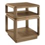 Sofas - MATEO end table - BLANC D'IVOIRE