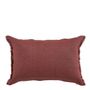Fabric cushions - CHLOÉ cushion cover in washed linen - Terracotta - 60 x 40 cm - BLANC D'IVOIRE