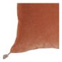 Fabric cushions - MATTEO cushion cover in cotton and linen velvet - Blush - 50 x 50 cm - BLANC D'IVOIRE