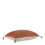 Fabric cushions - MATTEO cushion cover in cotton and linen velvet - Blush - 50 x 50 cm - BLANC D'IVOIRE