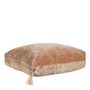 Coussins textile - Housse de coussin AURORE en velours - Rose et doré - 50 x 50 cm - BLANC D'IVOIRE