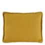 Cushions - LOUISE linen cushion - Saffron - BLANC D'IVOIRE