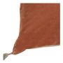 Coussins textile - Housse de coussin MATTEO en velours de coton et lin - Blush - 60 x 40 cm - BLANC D'IVOIRE